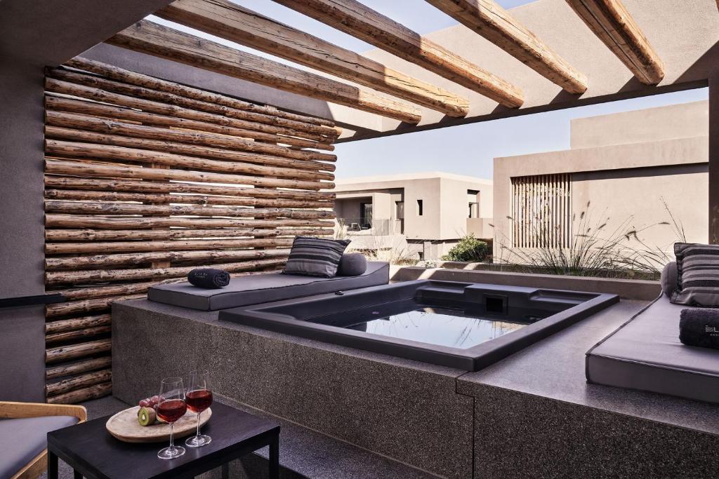 Executive Maisonette Met Hot Tub Buiten