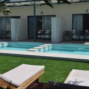 meliti Hotel kamers met Privé Zwembad