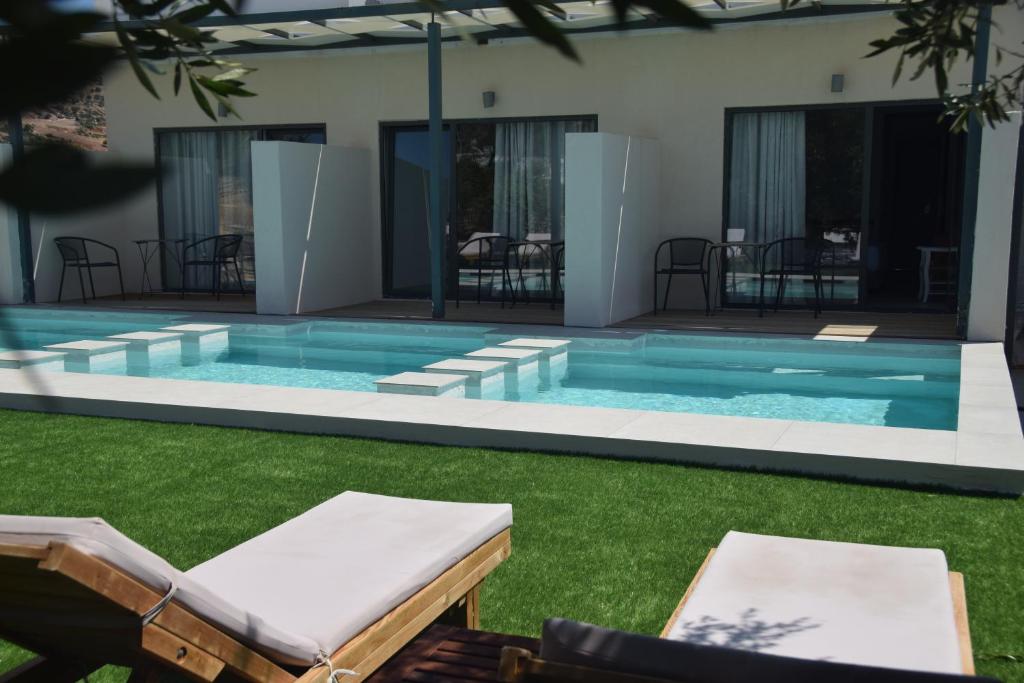 meliti Hotel kamers met Privé Zwembad