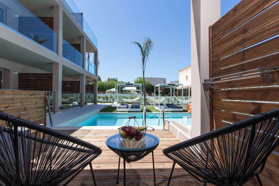 Terras Swim Up Kamer Epos Luxury