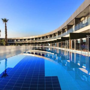 Kindvriendelijk hotel met swim up kamers in Turkije