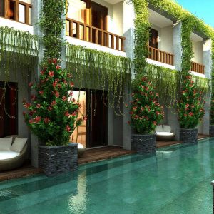Hotel met Swim Up Kamer of Privé Zwembad Seminyak