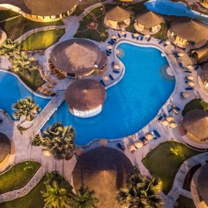 Bungalows aan het Zwembad Gambia