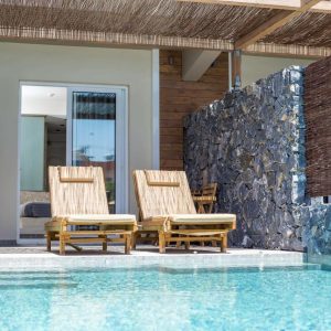 Hotelkamer met Eigen Zwembad in Rhodos