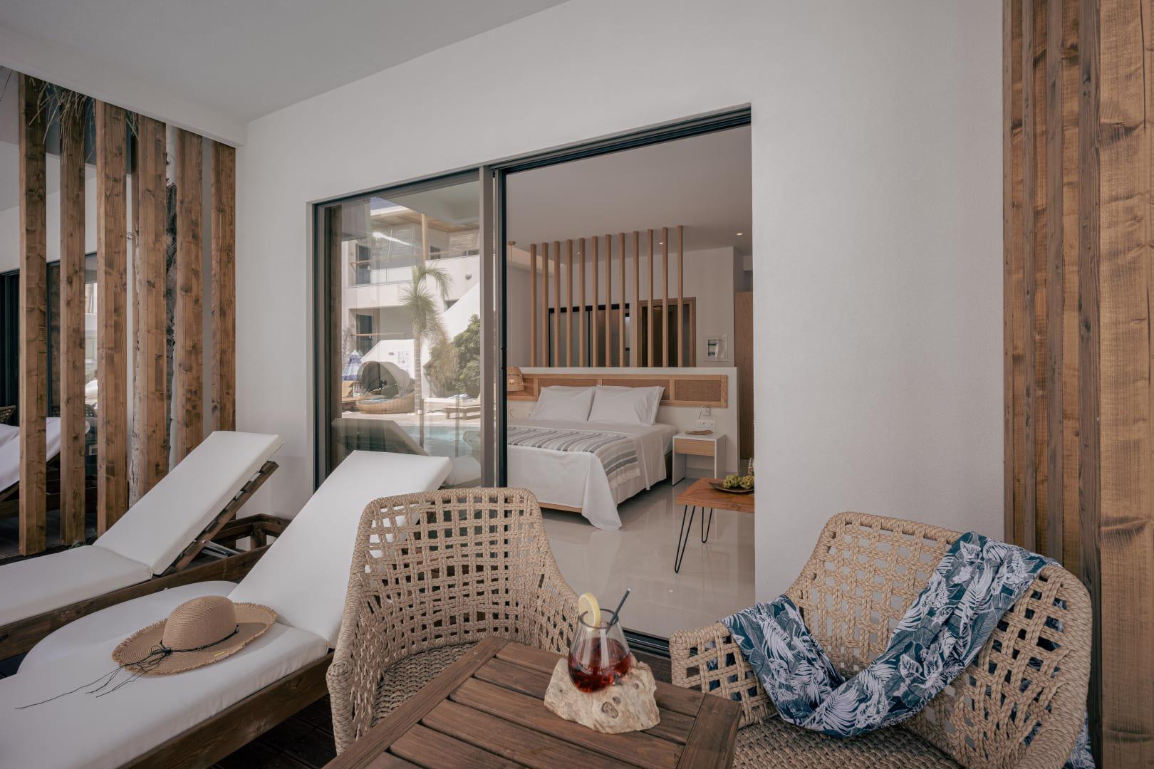 Galazio Beach Resort Swim-up Kamers Kreta